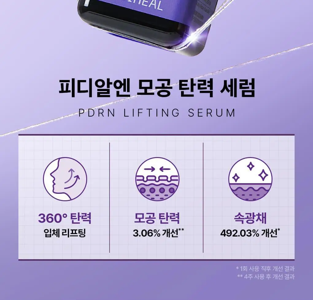[장도연 PICK] 메디힐 PDRN 모공 탄력 세럼 40+40ml 더블 기획 상세페이지 9